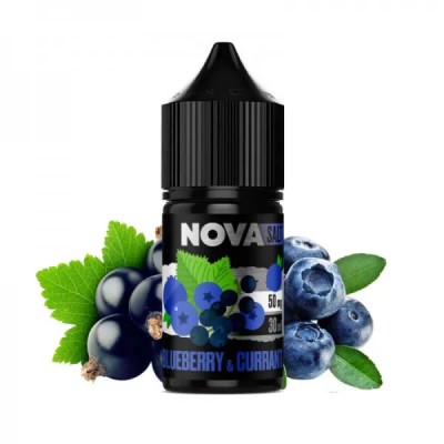 Рідина NOVA Salt 30ml/50mg Blueberry&Currant