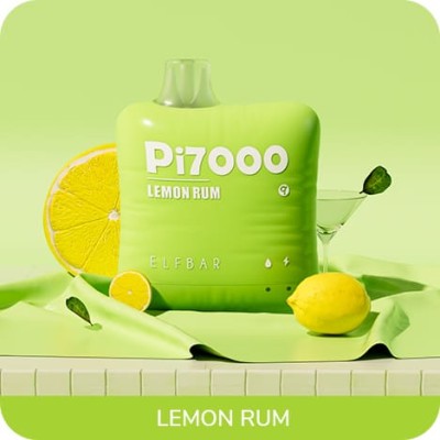Одноразова POD система ELF BAR Pi7000 Lemon Rum на 7000 затяжок - купити