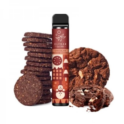 Одноразова POD система ELF BAR Lux1500 Chocolate Brownie Cookies на 1500 затяжок
