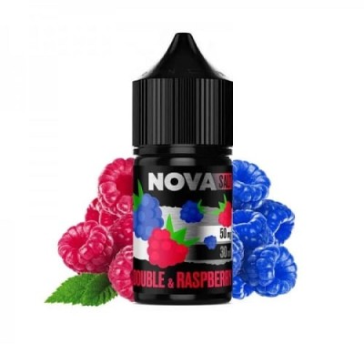 Рідина NOVA Salt 30ml/65mg Double&Raspberry - купити