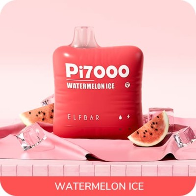Одноразова POD система ELF BAR Pi7000 Watermelon Ice на 7000 затяжок - купити
