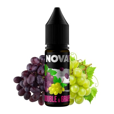 Рідина NOVA Salt 15ml/30mg Double&Grape - купити