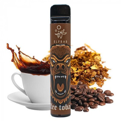 Одноразова POD система ELF BAR Lux1500 Coffee Tobacco на 1500 затяжок