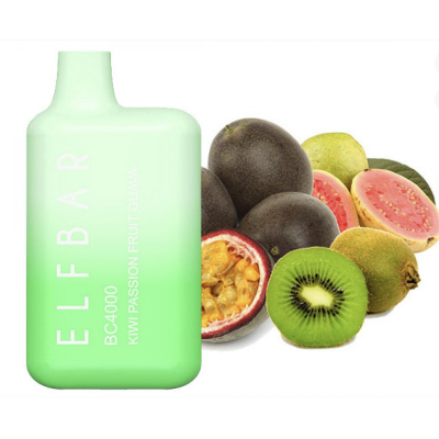 Одноразова POD система ELF BAR BC4000 Kiwi Passion Fruit Guava на 4000 затяжок