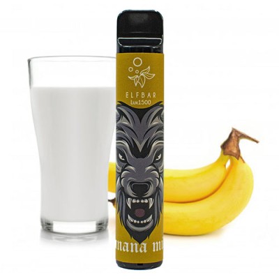 Одноразова POD система ELF BAR Lux1500 Banana Milk на 1500 затяжок