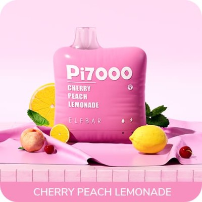 Одноразова POD система ELF BAR Pi7000 Cherry Peach Lemonade на 7000 затяжок - купити