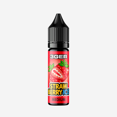 Рідина 3GER Salt 15ml/50mg Strawberry ICE - купити