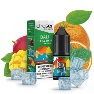 Рідина Chaser Salt 10ml/30mg Bali Triple Shot - купити