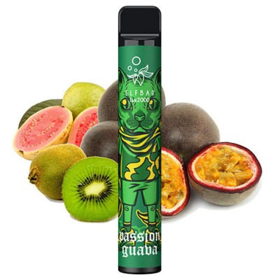 Одноразова POD система ELF BAR Lux2000 Kiwi Passion Fruit Guava на 2000 затяжок