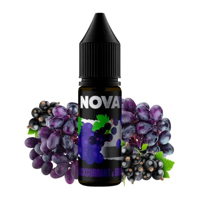 Рідина NOVA Salt 15ml/50mg Blackcurrant&Grape - купити