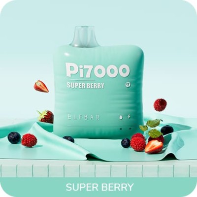 Одноразова POD система ELF BAR Pi7000 Super Berry на 7000 затяжок - купити