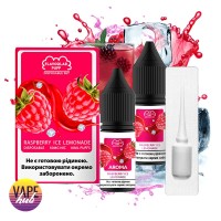 Набір Flavorlab Disposable Puff 10 мл 50 мг - Raspberry Ice Lemonade