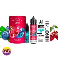 Набір Flavorlab Love it 60 мл 6 мг - Blueberry Cherry